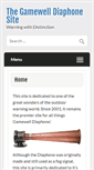 Mobile Screenshot of gamewelldiaphone.com